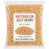 Sour Watermelon Flavored Jelly Bean Candy Candy Bulk Bag - 25 lb (Approx. 5000 pieces)