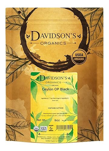 Davidson's Tea Bulk, Ceylon Op Black, 1 lb Bag
