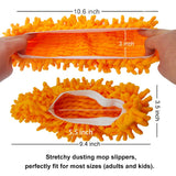 10 PCS 5 Pairs Dust Duster Mop Slippers Shoes Cover, Multi Function Washable Microfiber Foot Socks Floor Cleaning Shoes Cover for House Kitchen Office