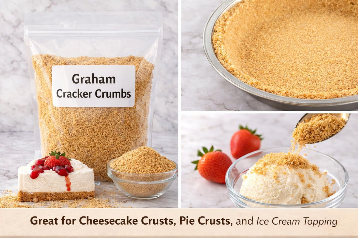 Keebler Graham Cracker Crumbs, Bulk 3 Lb. Bag (Pack of 2)