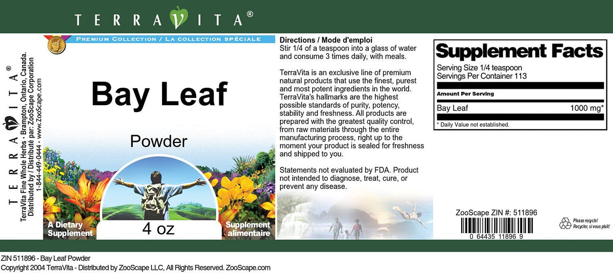 Bay Leaf Powder (4 oz, ZIN: 511896) - 3 Pack