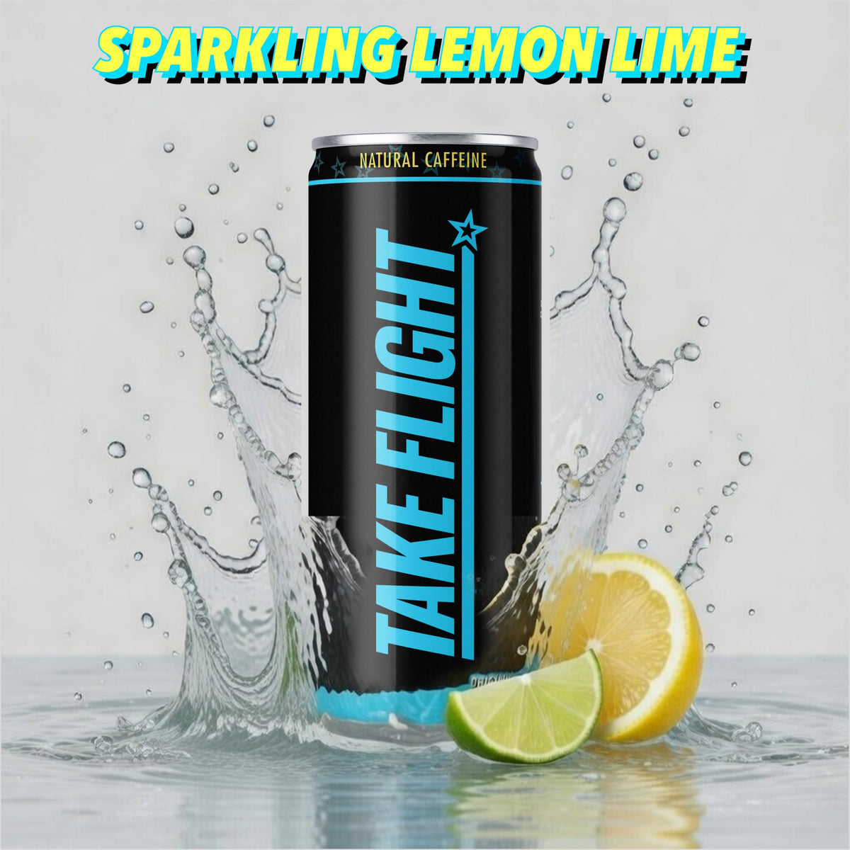 TAKE FLIGHT ENERGY, Natural Juices, Guarana, Focus & Hydration (ORIGINAL 200MG CAFFEINE, SINGLE CAN)