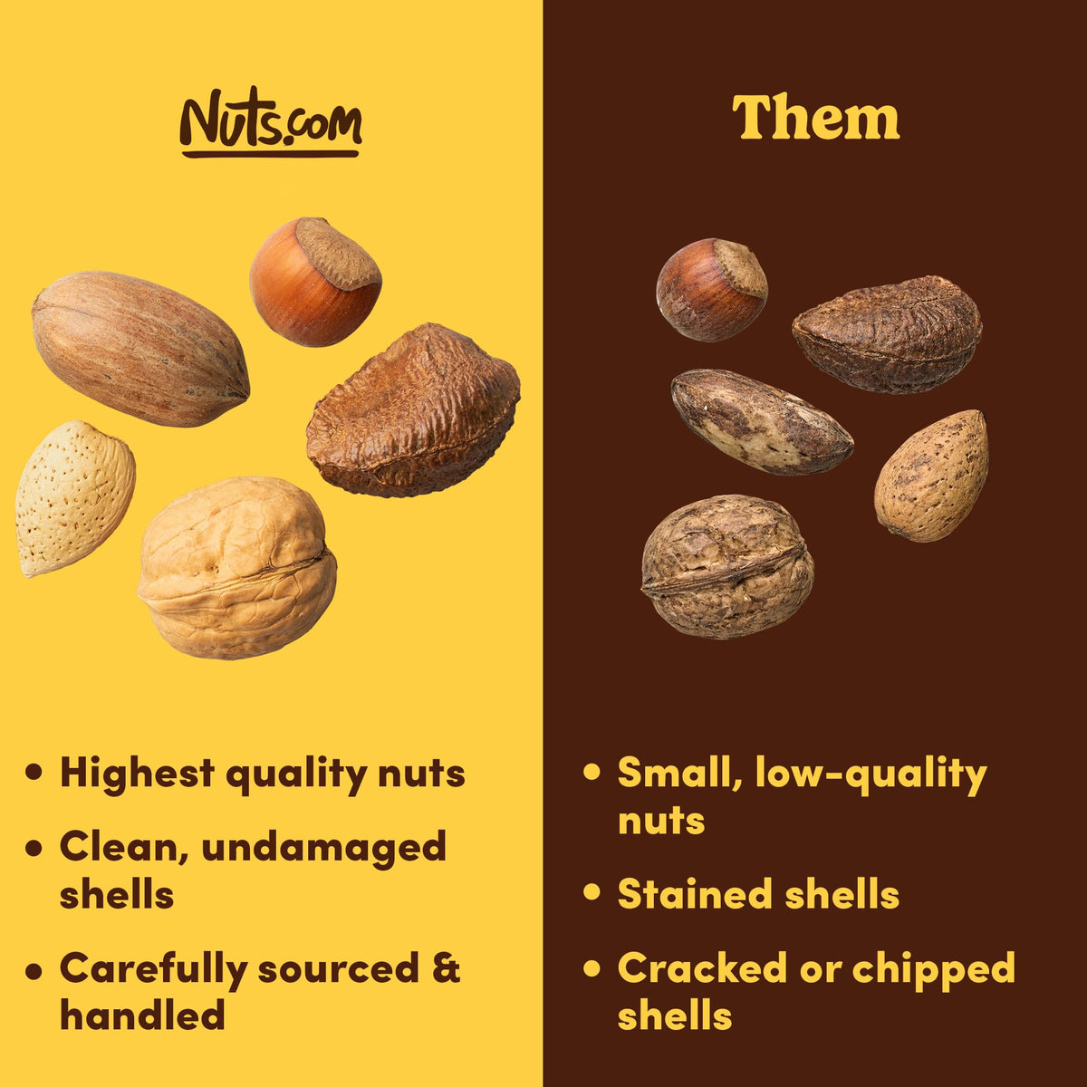 Nuts.com - Mixed Nuts in Shell - 2 Lb Bag, Healthy Snack Sampler, Includes Premium Walnuts, Almonds, Hazelnuts, Pecans & Brazil Nuts - Good Source