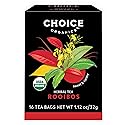 Choice Organics - Organic Rooibos Tea (6 Pack) - Fair Trade - Compostable - Caffeine Free - 96 Organic Herbal Tea Bags