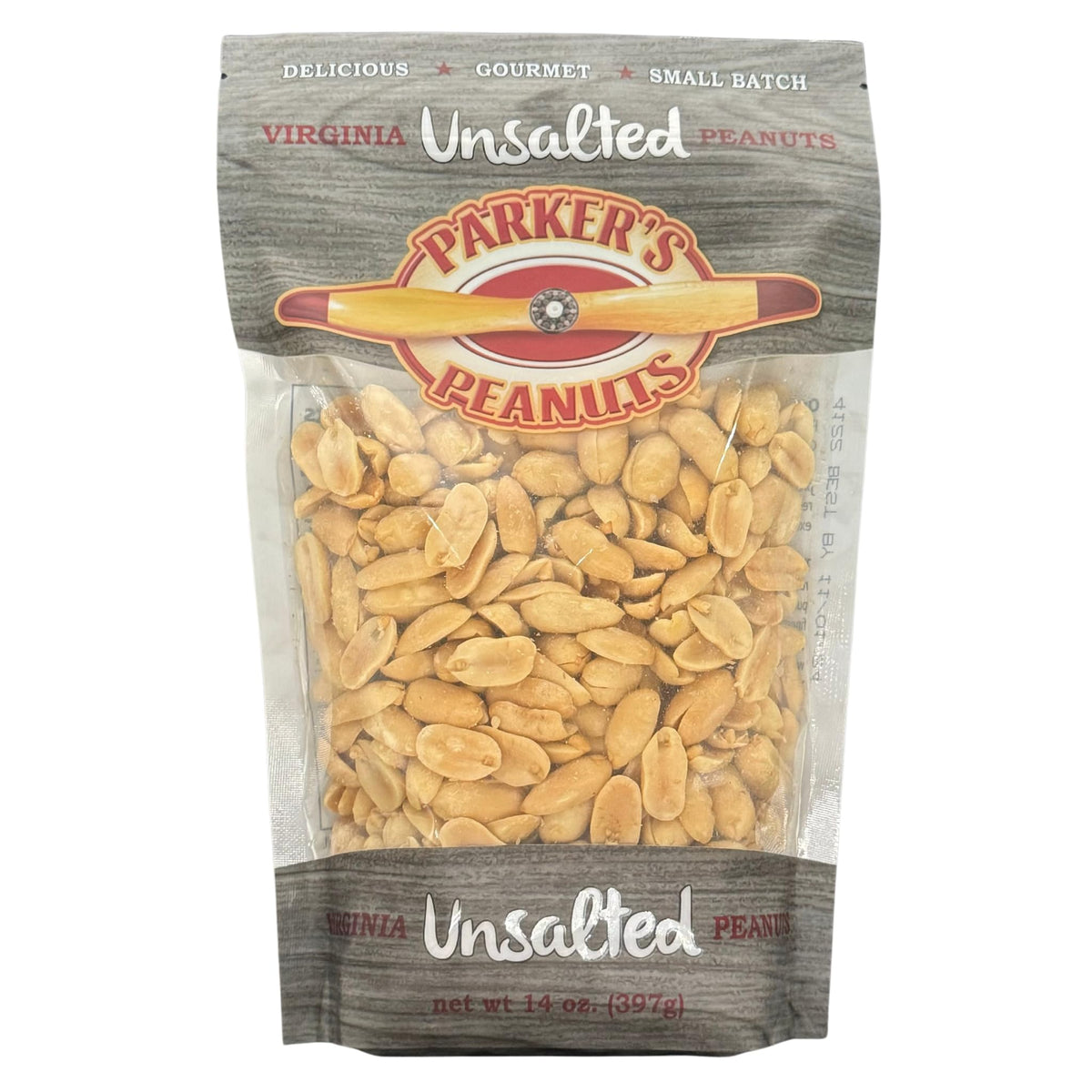 Parker's Unsalted Peanuts 14oz