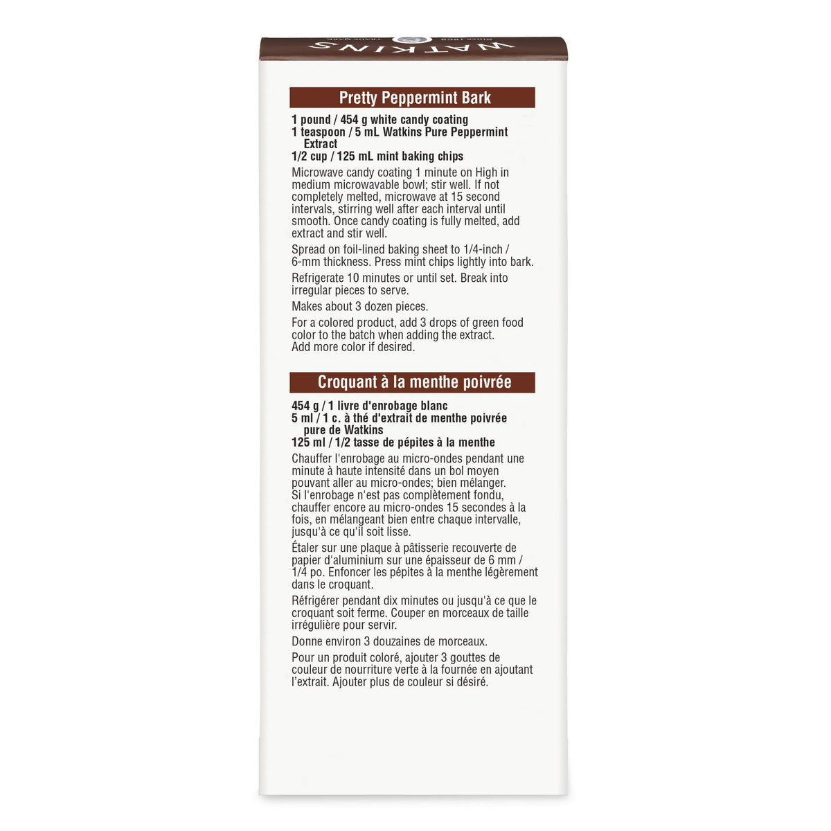 Watkins Pure Peppermint Extract 2 Ounces