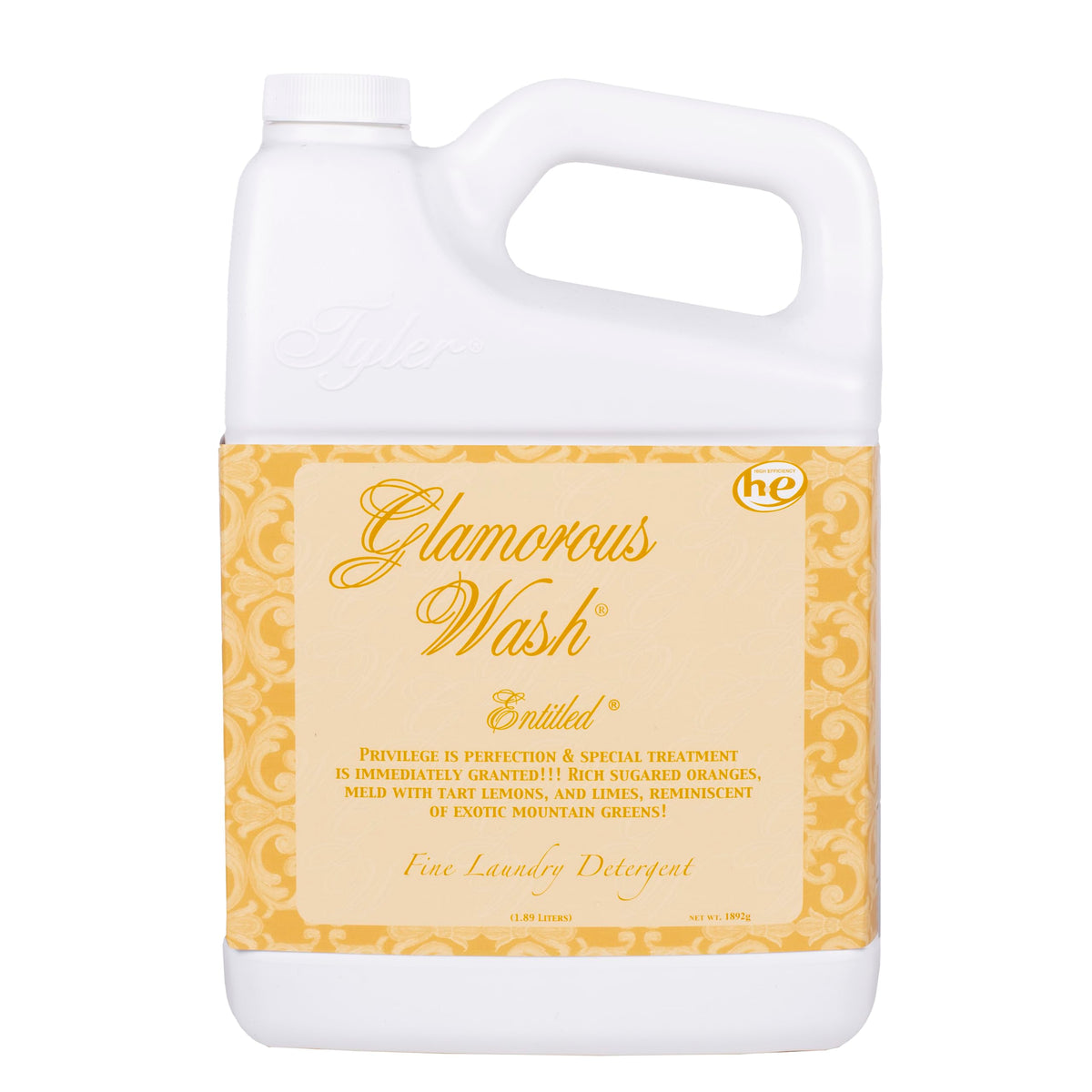 Tyler Candle Company 64211 Entitled 64 ounce Liquid Laundry Detergent