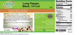 Long Pepper, Black, 1/4 Cut (8 oz, ZIN: 526804) - 2 Pack
