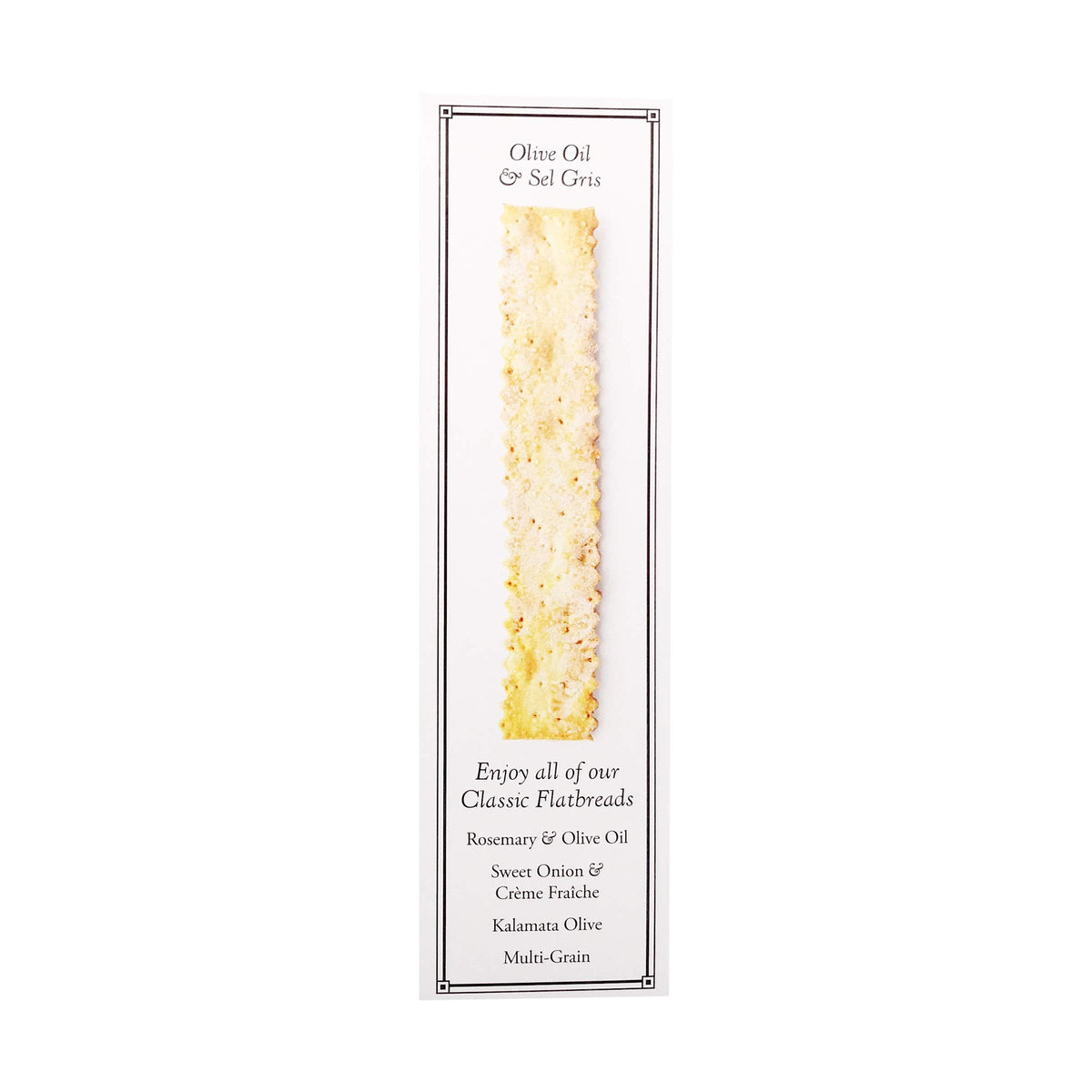 Rustic Bakery, Flatbread Sel Gris Organic, 6 Ounce