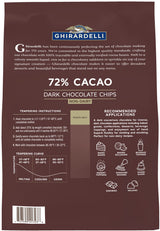Ghirardelli 72% Cacao Chocolate Chips, 5lb with Ghirardelli Barista Spoon