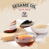 52USA Sesame Oil, Toasted Sesame Oil 2 Pack, 8.45 Fl Oz (250 ml*2)-Premium Toasted Sesame Seed Oil, Aromatic & Nutty Flavor, Ideal for Asian Cooking
