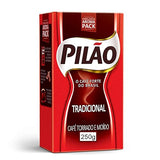 250g Pilao Café | the Full-bodied Coffee From Brazil - Medium Dark Roast 250g, Black, 8.8 Ounce