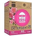 WBM Home 10-in-1 Laundry Pods, Total 96 Count, Ultra Concentrate with Powerful Stain Lifter Technology, Fabric Softener With Rose Extracts, Detergent