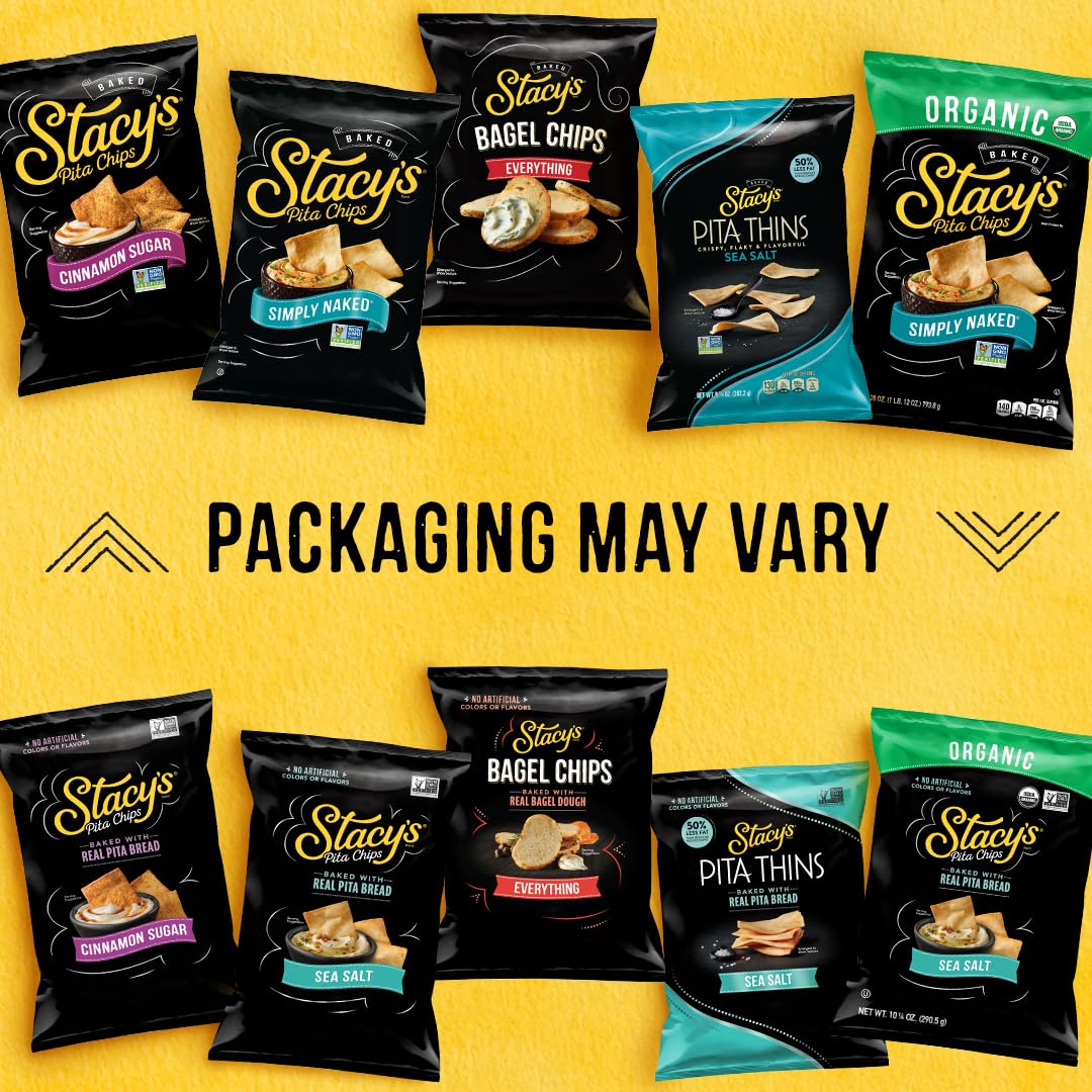 Stacy’s Bagel Chips, Everything, No Artificial Colors or Flavors, 7 oz Bag