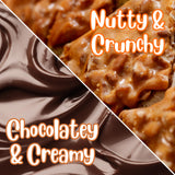 Gourmet Dark Chocolate Covered Peanut Brittle Gift Box by Its Delish, 16 Oz (1 LB) | English Toffee Squares | Handmade Old-Fashioned Style