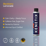 KENETIK Caffeine-Free Focus Concentrate - Brain Fuel for Mental Clarity Cognitive Endurance, Sugar-Free, Bioidentical Ketones (D-BHB), 4oz (4