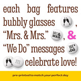 M&M'S Mrs. and Mrs. Wedding Milk Chocolate Candy, 2 lb Bulk Resealable Bag
