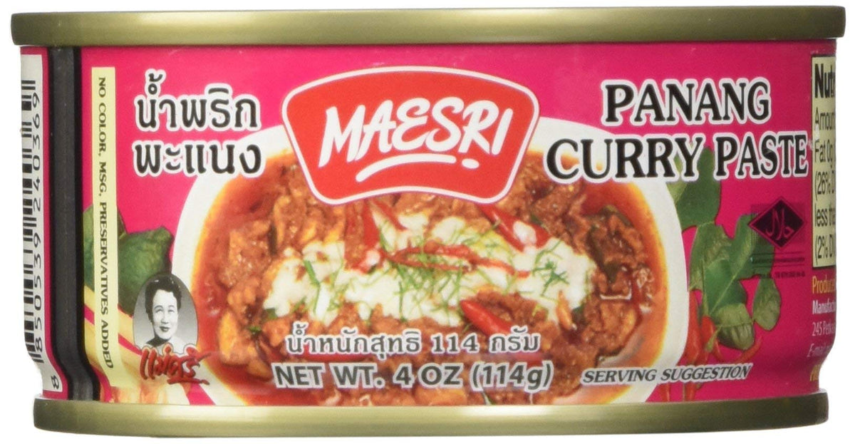 Maesri Thai panang curry - 4 oz x 2 cans, Set of 3