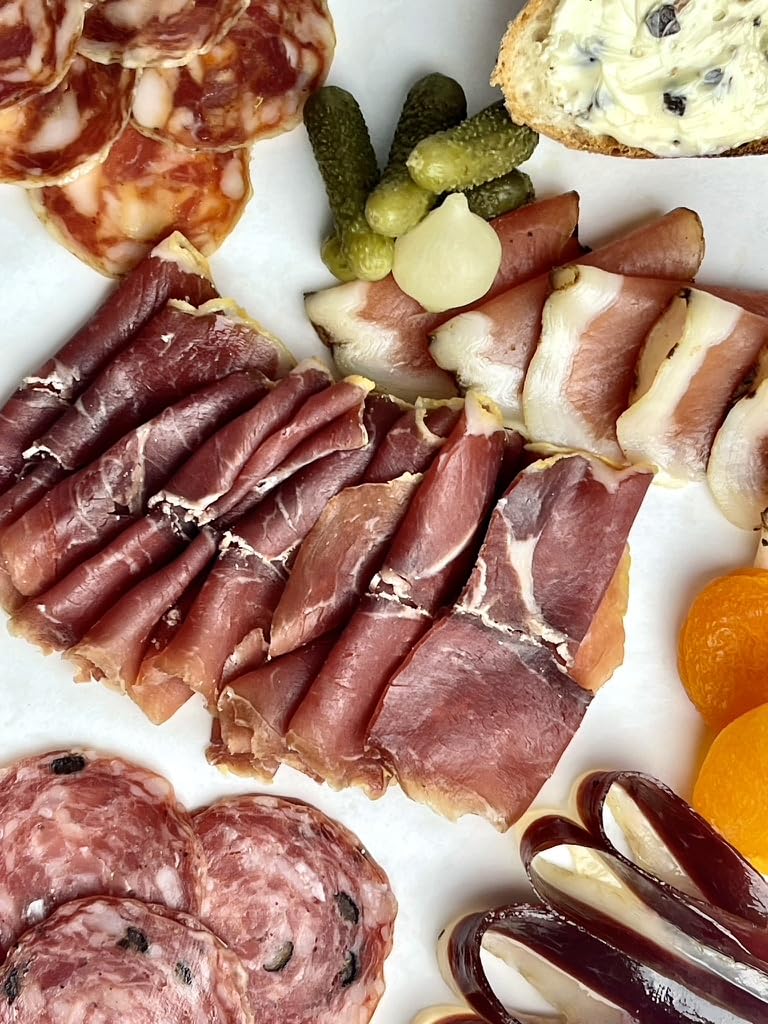 Angel's Salumi Pre-Sliced Wild Boar Prosciutto - 3oz Gourmet Artisanal Charcuterie - Humanely Raised, Vegetarian Fed, Antibiotic, Hormone, MSG,