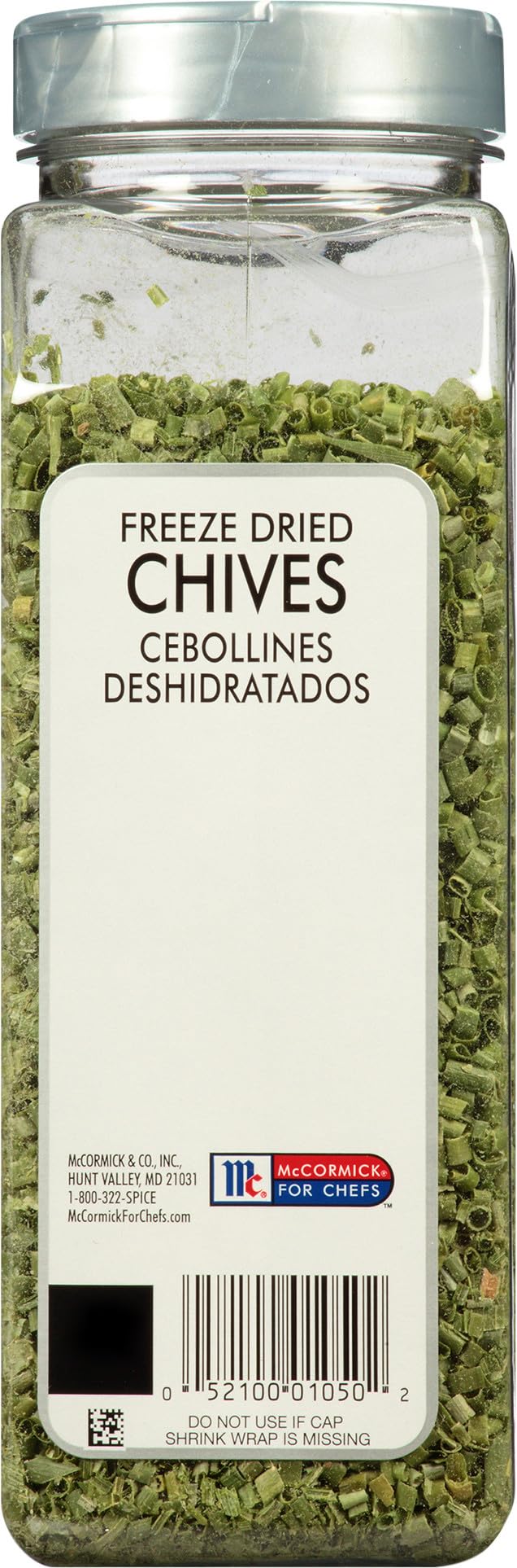 McCormick Culinary Freeze Dried Chives, 1.35 oz - One 1.35 Ounce Container of Dried Chives, Use on Eggs, Potatoes, Fish, Soups, Salads and More