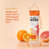 Pureboost Sugar-Free Clean Energy Booster Drink Mix, Citrus Sunrise 30ct