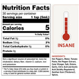 Dave's Gourmet Original Insanity Hot Sauce - As Seen on Hot Ones Season 1 - Sauce for Burgers, Burritos, Stews - Hot Sauce Challenge Favorite - Bold