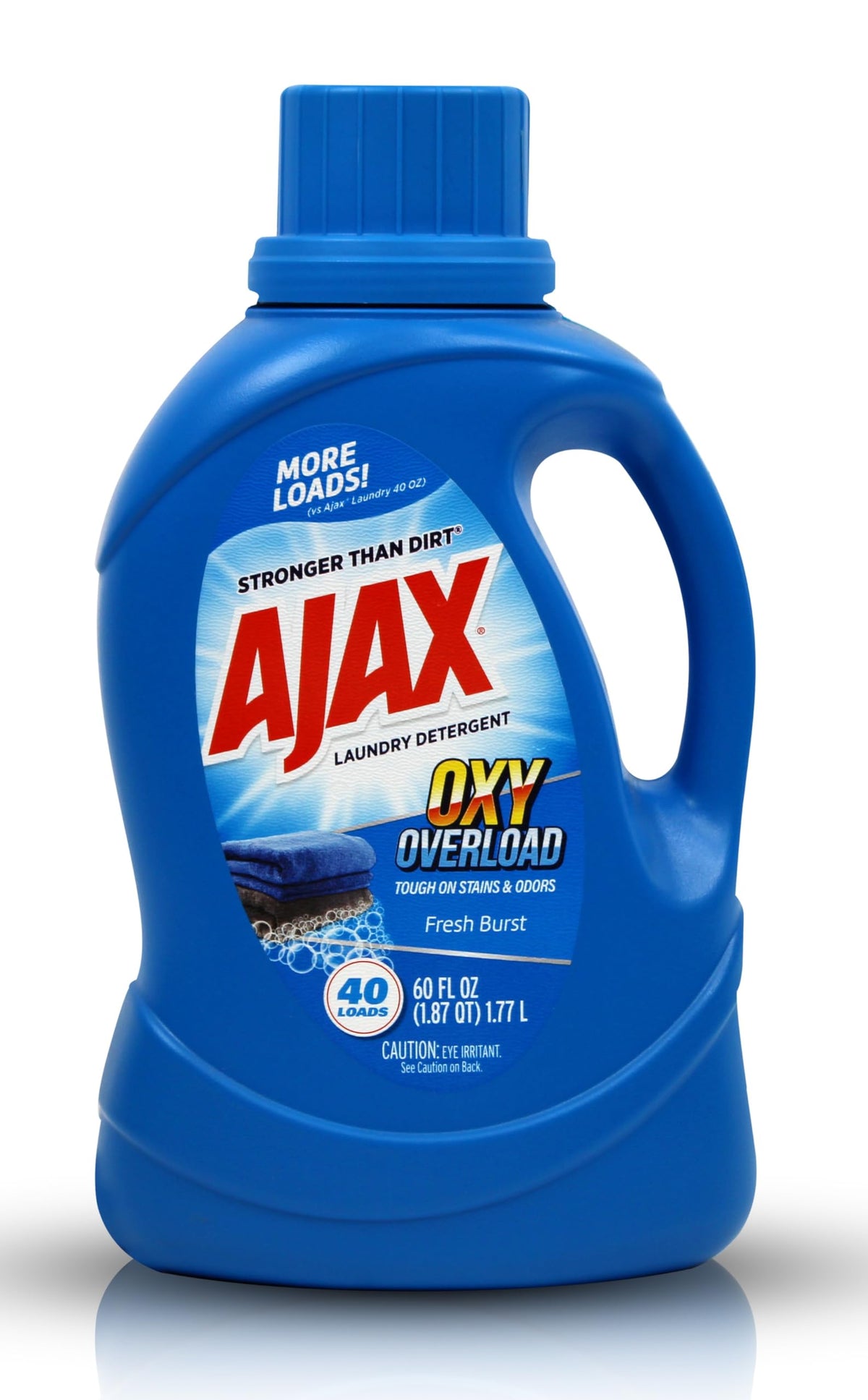 SOILOVE Stain Remover 16oz (2 Pack) + AJAX Oxy Overload Laundry Detergent 60oz (1 Pack) - Ultimate Laundry Solution for Tough Stains & Freshly Cleaned