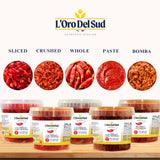 L'Oro Del Sud Crushed Calabrian Chili Pepper Paste, Spread, 2.2 lb (1 Kg)