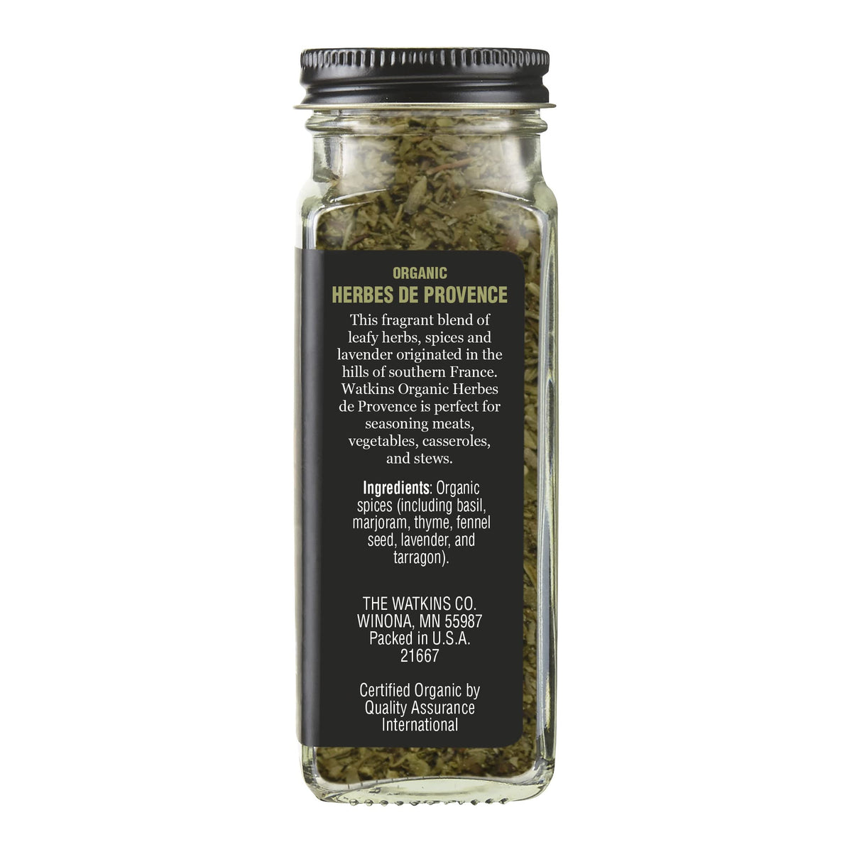 Watkins Organic Herbs De Provence, 0.74 oz., 1 Count
