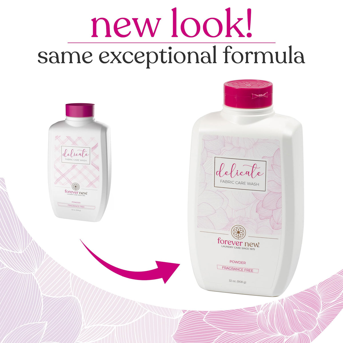 Forever New Granular Fabric Care Wash Unscented - 64oz (2pack) Natural Laundry Detergent