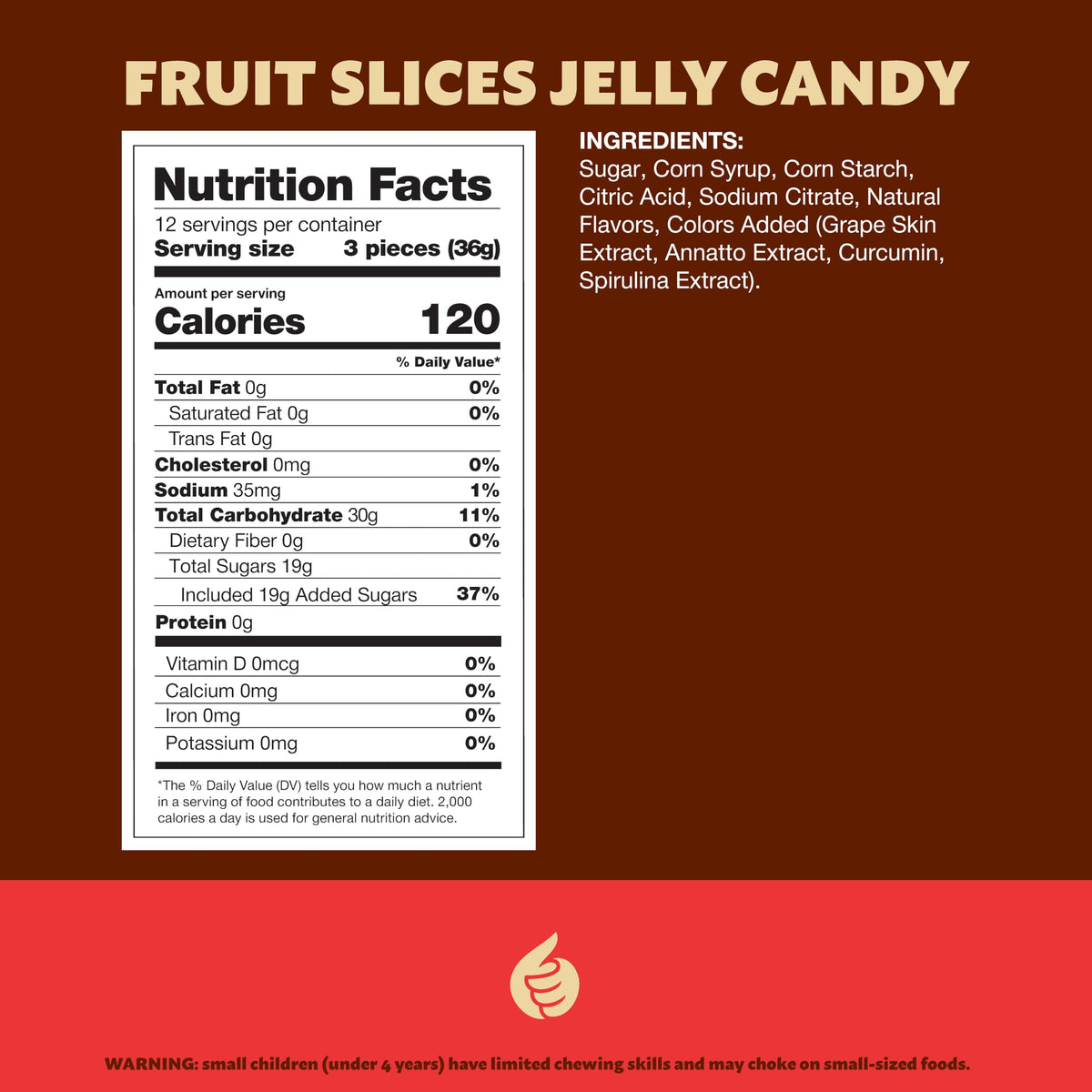 Fruit Slices 1-Pound Bag | Assorted Flavors Jellies | Dye Free Candy | Vegan Candy | Tangerine, Orange, Strawberry, Lemon | Naturally Flavored Sweets