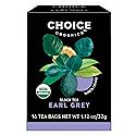 Choice Organic Teas Earl Grey Tea - With Bergamot - Fair Trade - Compostable - Contains Caffeine - 48 Organic Black Tea Bags (Pack of 3)