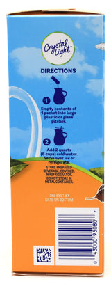 Crystal Light Peach Iced Tea Drink Mix, 12-Quart Canister (Pack of 9)