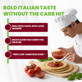 WiO SmartFoods™ 7.5" Pizza Crusts, Low-Carb, 12-Count., Protein-Rich Pizza Dough, Keto-Friendly, Fat-Free, Delicious Fresh Flatbread for Homemade