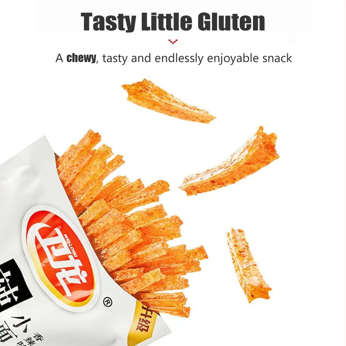 Phuumy 43pcs Spicy Strip,Spice Up Your Snack Game with Authentic Chinese Flavors: La Tiaolatiao Spicy Strips and More