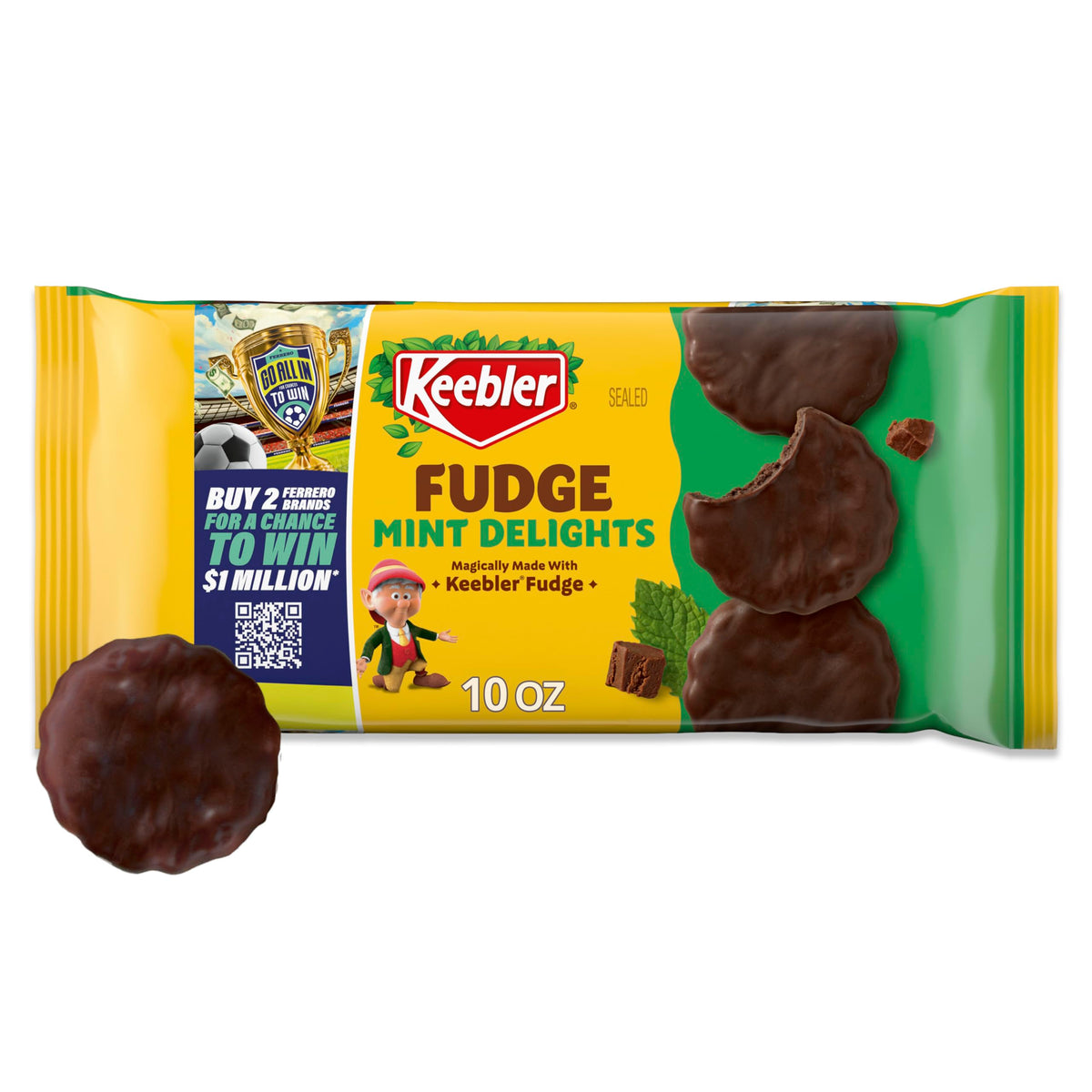 Keebler Grasshopper Mint Cookies, 10oz