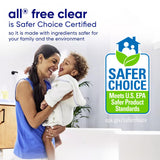 all Liquid Laundry Detergent, Free Clear, 73 Fluid Ounces, 58 Loads