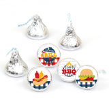 Fire Up the Grill Party Favors - Round Candy Stickers - 108pc
