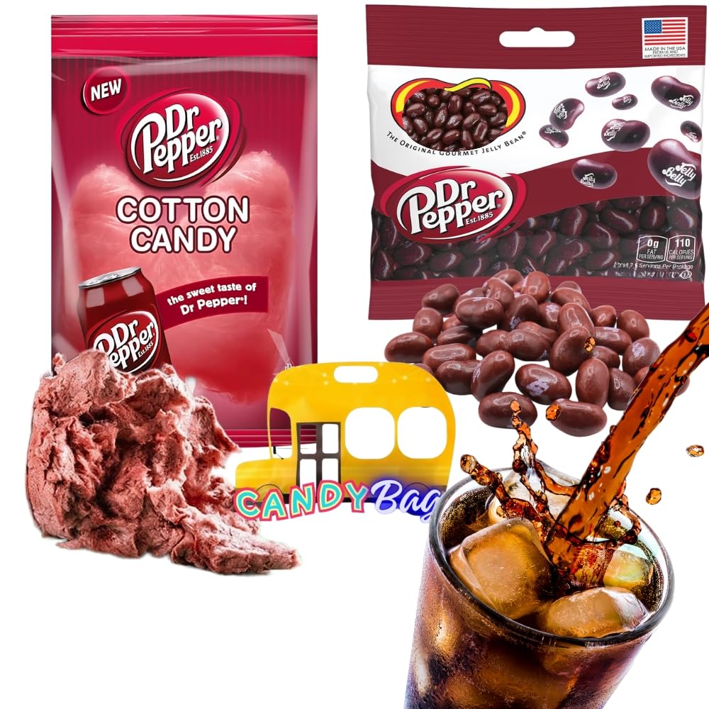 Dr. Pepper Cotton Candy & Jelly Beans - Soda Lover's