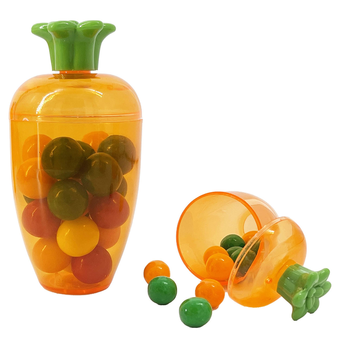 The Dreidel Company Fillable Easter Carrots Containers, Bright Orange Plastic Carrot, Perfect for Easter Hunt, Surprise 5.5" Inch Carrots (96 Pack)