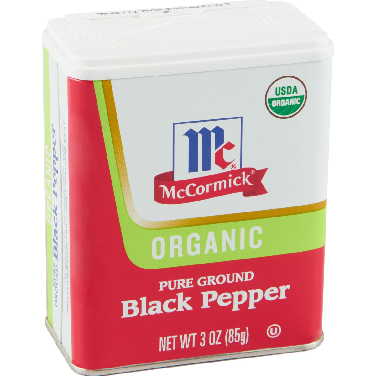 McCormick Organic Pure Ground Black Pepper, 3 Oz