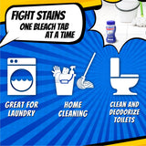 AMAZE Ultra Concentrated Bleach Tablets [32 tablets] - Lavender Scent - for Laundry, Toilet, and Multipurpose Home Cleaning. No Splash Liquid Bleach