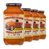 Hoboken Farms Vodka Sauce - No Sugar Added, Non-GMO, Preservative-Free, Low Carb, Keto - Better For You Pasta Sauce! (25 Fl Oz, Pack of 4)