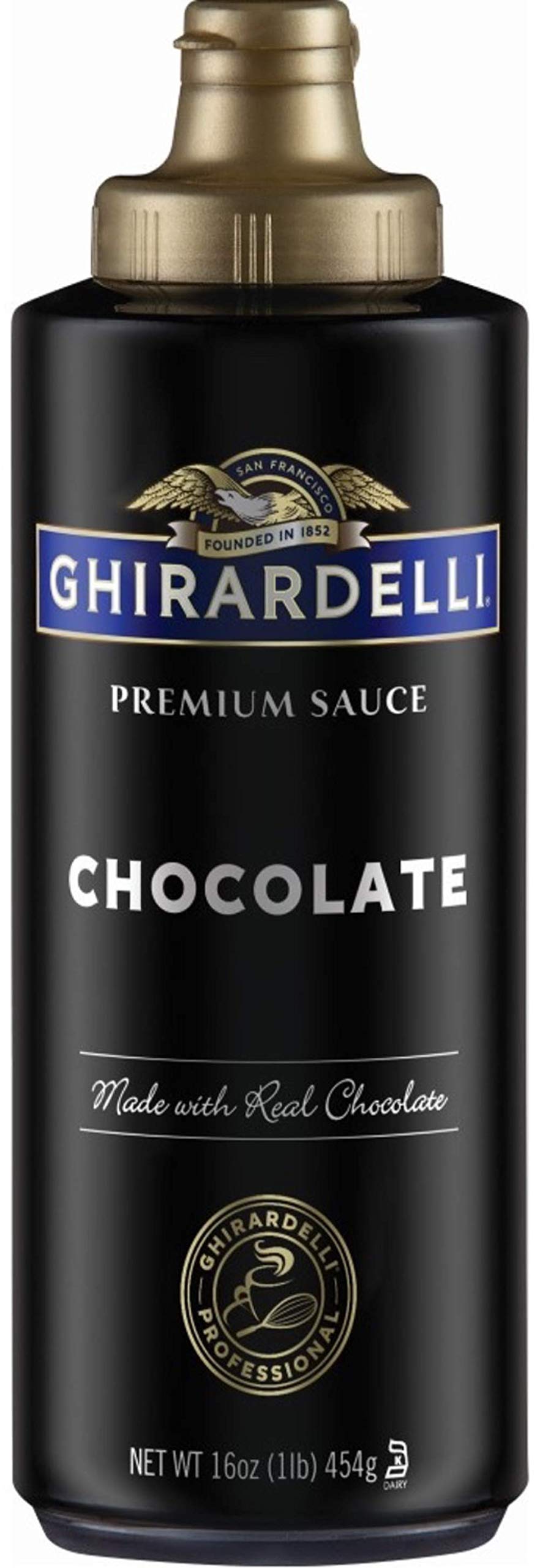 Ghirardelli Chocolate Sauce, Black Label (16oz Squeeze bottle)