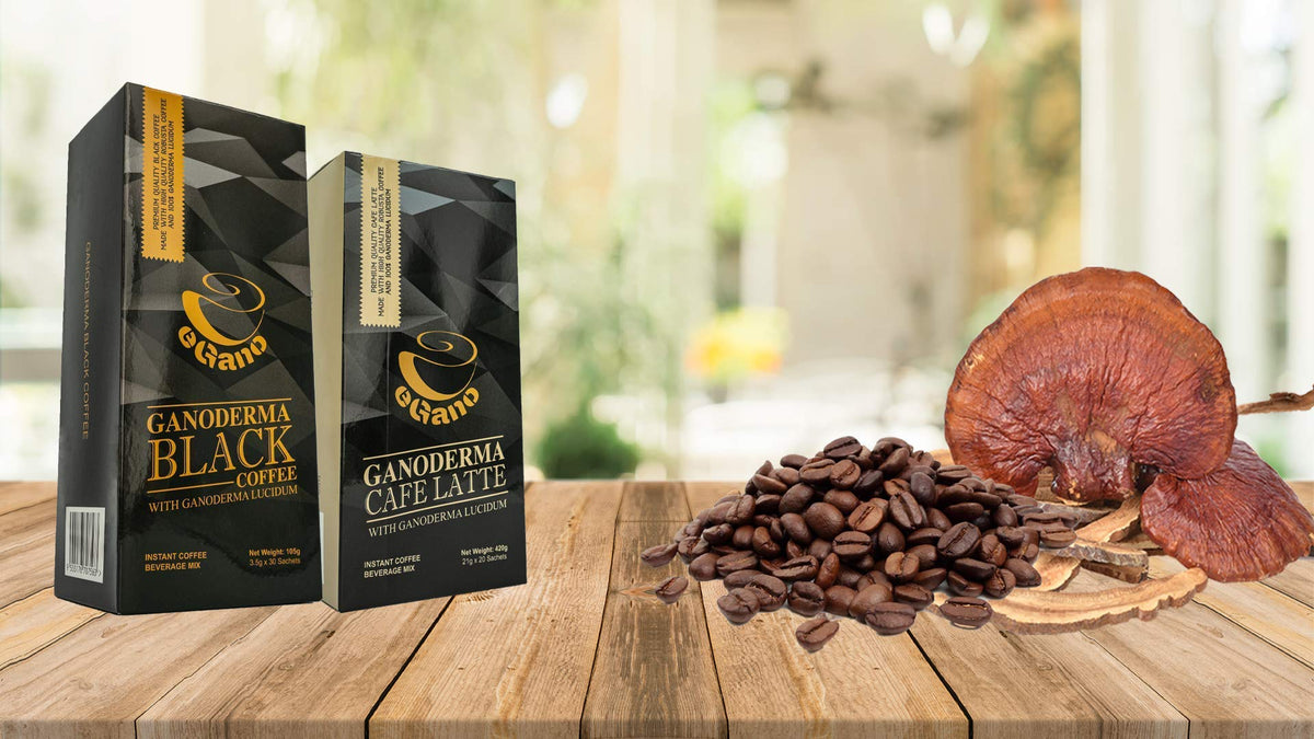 5 Boxes eGano Premium Ganoderma Cafe Latte Instant Coffee With Ganoderma Lucidum Extract (21g x 20 Sachets/Box)