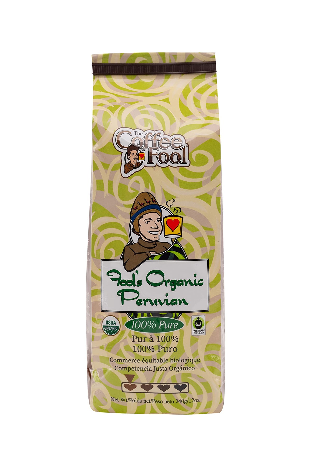 Coffee Fool's Organic Fair Trade Peruvian (Strong Drip Grind)