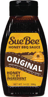 Sue Bee Honey BBQ Sauce, Original Style, Made with Pure Honey, Gluten Free, 14 Ounce (Pack of 1)