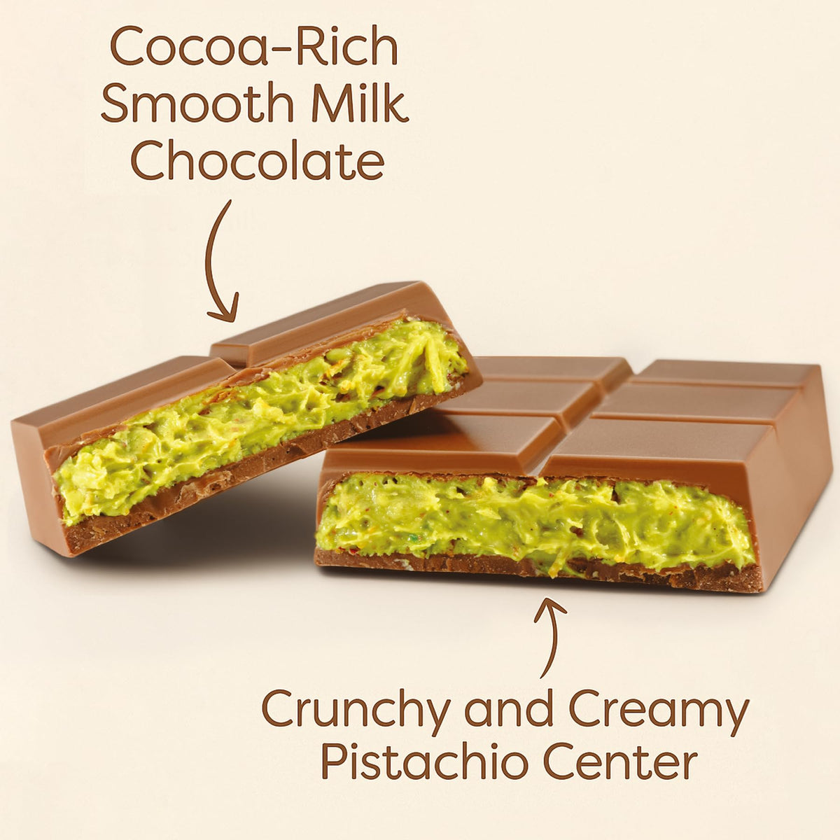 2 PACK Dubai Chocolate Bar Pistachio, 6.34 Oz, Milk Chocolate Bar with Pistachio Cream and Kataifi (Total 180g)