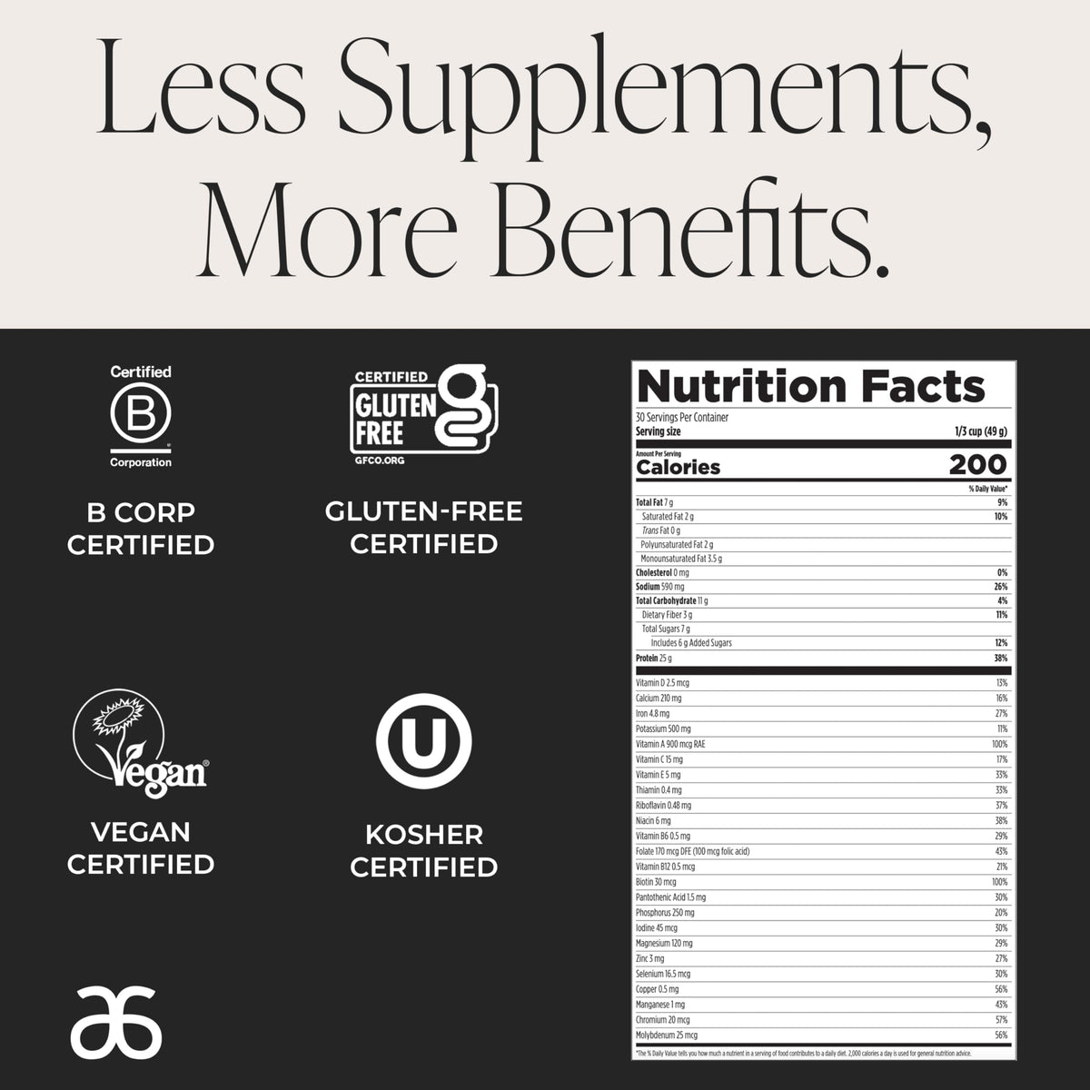Arbonne EssentialMeal Meal Replacement Shake - Protein Shake, Vegan Protein Powder, Complete Daily Nutrition, Chocolate