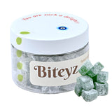Biteyz Minty Turkish Delight, Vegan Candy Gift - Assorted Gourmet Snacks with Mint Flavor, 6 Servings of Luxury Handmade Vegan Treats